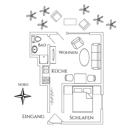 Antares Spiekerooger Gästehaus-sonnengartenbalkon Nord - 5 *