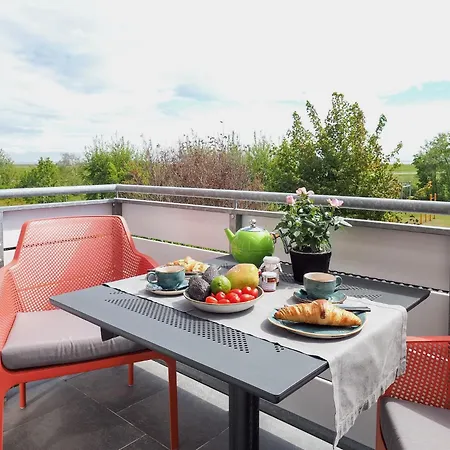 Antares Spiekerooger Gaestehaus-sonnengartenbalkon Nord - 5 Appartement Spiekeroog